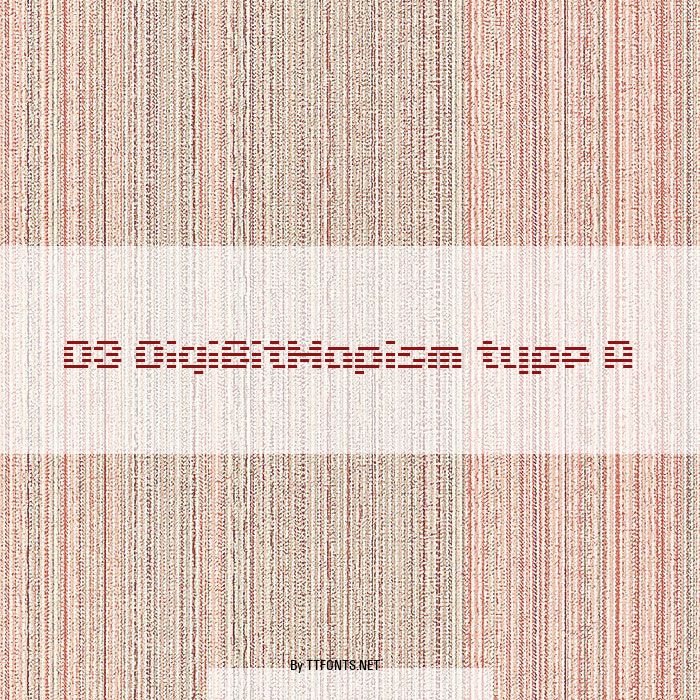 D3 DigiBitMapism type A example
